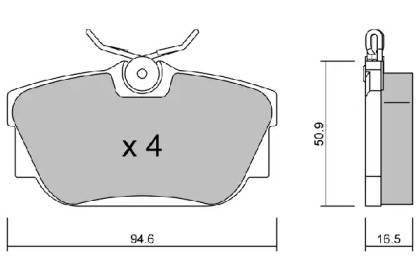 Дисковой тормозной механизм AISIN для PEUGEOT BOXER автобус (244, Z_) 2.2 HDi